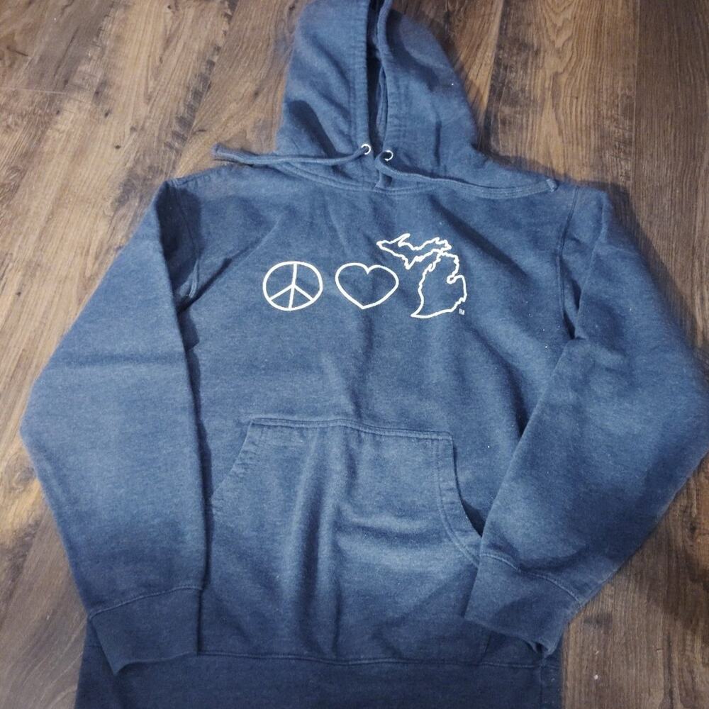 Hoodie Dark blue Michigan small